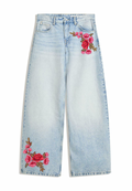 Flora Embroidery Jean