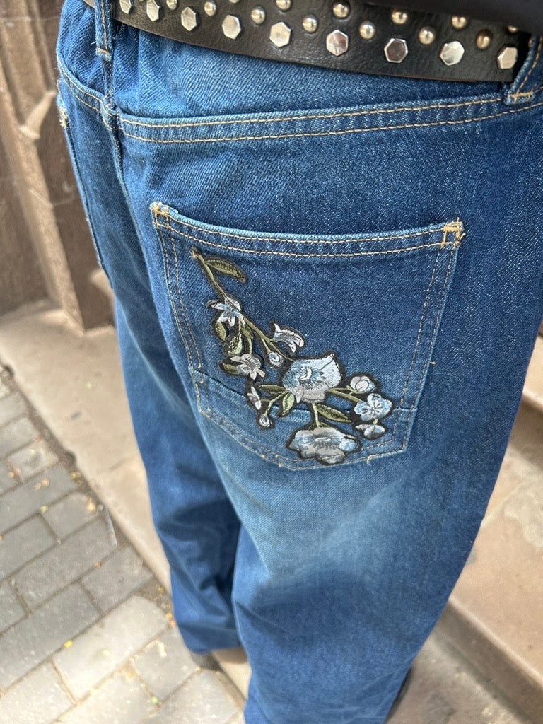 Pockfloral Denium Jean